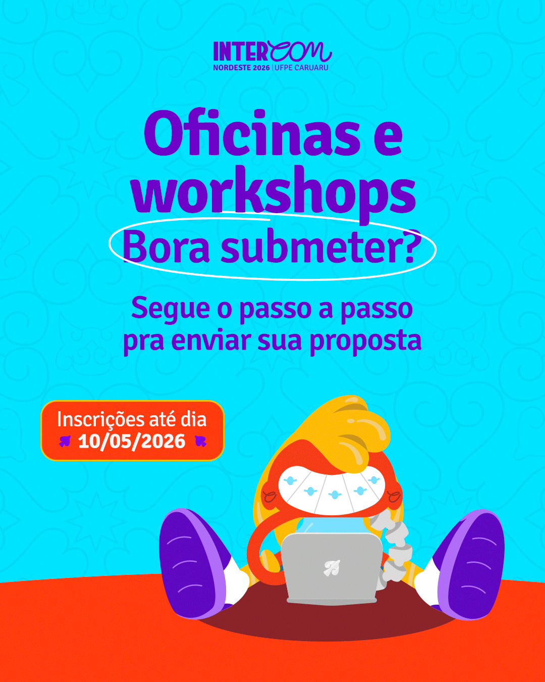 Não perca o prazo: inscrições de propostas para oficinas e workshops vão até 10 de maio!