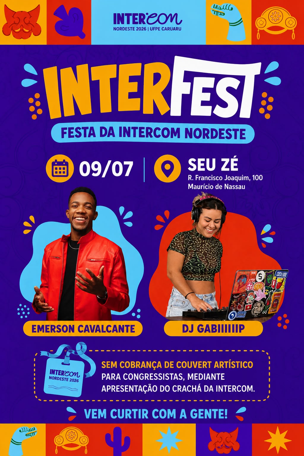 Interfest: Festa da Intercom Nordeste é realizada nesta quinta (09)